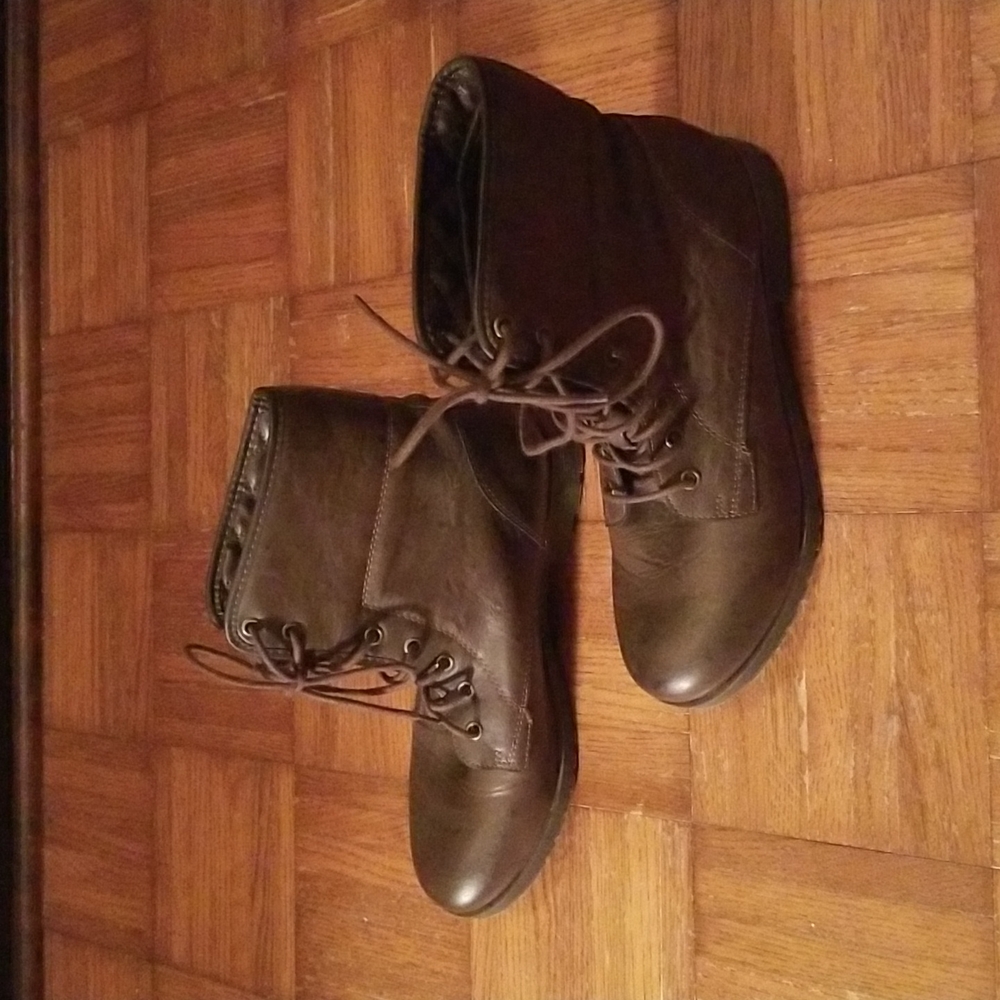 Nine West Boots Shoes Brown Women's Size 10